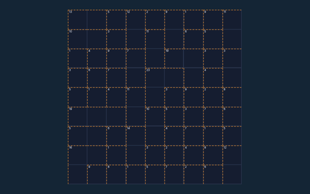 Killer Sudoku playing interface
